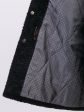 Каракулевая шуба с меховой стойкой из норки, цвет черный в интернет-магазине Фабрики Тревери