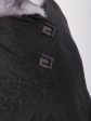 Пальто из плащевки с отделкой из норки крестовки, цвет черный в интернет-магазине Фабрики Тревери