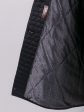 Зимнее пальто из стеганной плащевки с песцом, цвет черный в интернет-магазине Фабрики Тревери