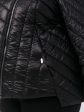 Брендированная стеганая куртка косуха на молнии, цвет черный в интернет-магазине Фабрики Тревери