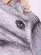 Шубка под норку крестовку с асимметричной полочкой, цвет серый в интернет-магазине Фабрики Тревери
