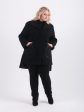 Укороченное демисезонное пальто, цвет черный в интернет-магазине Фабрики Тревери