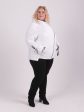 Брендовая молодёжная куртка «‎косуха»‎, цвет белый в интернет-магазине Фабрики Тревери