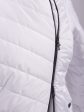 Брендовая молодёжная куртка «‎косуха»‎, цвет белый в интернет-магазине Фабрики Тревери