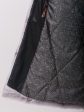 Элегантная шубка из норки-крестовки с рукавом 7/8, цвет серый в интернет-магазине Фабрики Тревери