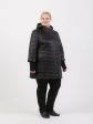Женская куртка косуха из стеганной ткани, цвет черный в интернет-магазине Фабрики Тревери