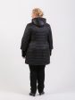 Женская куртка косуха из стеганной ткани, цвет черный в интернет-магазине Фабрики Тревери