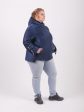 Брендовая молодёжная куртка «‎косуха»‎, цвет синий в интернет-магазине Фабрики Тревери