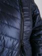 Брендированная куртка косуха с силиконовыми лентами, цвет синий в интернет-магазине Фабрики Тревери