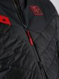 Броская спортивная куртка прямого силуэта, цвет черный в интернет-магазине Фабрики Тревери