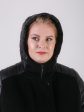Женская куртка-парка из драпа со стеганной плащевкой, цвет черный в интернет-магазине Фабрики Тревери