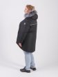 Женская мембранная куртка черного цвета с брендированной лентой, цвет черный в интернет-магазине Фабрики Тревери