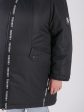 Женская зимняя куртка-парка из плащевой ткани черного цвета, цвет черный в интернет-магазине Фабрики Тревери