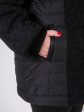 Стильная романтичная женская куртка с гипюром, цвет черный в интернет-магазине Фабрики Тревери