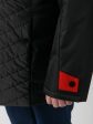 Броская спортивная куртка прямого силуэта, цвет черный в интернет-магазине Фабрики Тревери