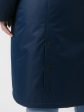 Молодежная куртка темно-синего цвета с песцом, цвет темно-синий в интернет-магазине Фабрики Тревери