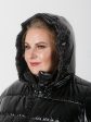 Молодежная стеганая куртка из блестящей черной ткани, цвет черный в интернет-магазине Фабрики Тревери