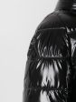 Молодежная стеганая куртка из блестящей черной ткани, цвет черный в интернет-магазине Фабрики Тревери