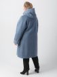 Спортивное серо-голубое пальто с отделкой из Монтаны, цвет серый в интернет-магазине Фабрики Тревери