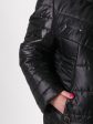 Молодежная стеганная куртка с декором, цвет черный в интернет-магазине Фабрики Тревери