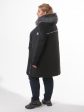 Женская спортивная куртка с мехом, цвет черный в интернет-магазине Фабрики Тревери