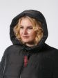 Молодежное дутое стеганное пальто с силиконовыми лентами , цвет черный в интернет-магазине Фабрики Тревери