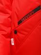 Женская зимняя куртка из плащевой ткани на мембране, цвет красный в интернет-магазине Фабрики Тревери