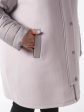 Зимняя куртка из драпа цвета маус, цвет бежевый в интернет-магазине Фабрики Тревери