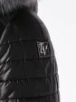 Куртка из драпа чернильного цвета с чернобуркой, цвет черный в интернет-магазине Фабрики Тревери
