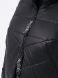 Зимнее удлиненное асимметричное пальто, цвет черный в интернет-магазине Фабрики Тревери