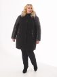 Драповое пальто со стежкой и чернобуркой, цвет черный в интернет-магазине Фабрики Тревери