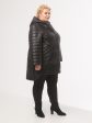 Пальто ассиметрия из оскара на пуговицах, цвет черный в интернет-магазине Фабрики Тревери