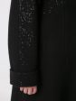  Эффектное пальто с ассиметричной полочкой, цвет черный в интернет-магазине Фабрики Тревери