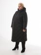 Молодежное комбинированное стеганное пальто с нашивкой, цвет черный в интернет-магазине Фабрики Тревери