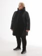 Молодежная куртка из драпа и стежки, цвет черный в интернет-магазине Фабрики Тревери