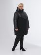 Женское пальто черного цвета со стежкой в стиле шанель, цвет черный в интернет-магазине Фабрики Тревери