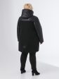 Женское пальто черного цвета со стежкой в стиле шанель, цвет черный в интернет-магазине Фабрики Тревери