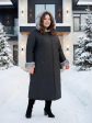 Пальто зимнее больших размеров, цвет черный в интернет-магазине Фабрики Тревери