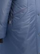 Женская зимняя куртка из плащевой ткани на мембране, цвет синий в интернет-магазине Фабрики Тревери
