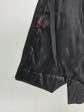 Комбинированное пальто черного цвета из жатки, цвет черный в интернет-магазине Фабрики Тревери