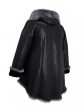 Оригинальная, укороченная женская дубленка на молнии, цвет черный в интернет-магазине Фабрики Тревери