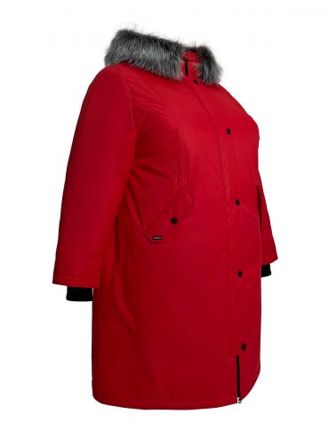 Зимняя молодежная куртка из мембраны красного цвета, цвет красный в интернет-магазине Фабрики Тревери