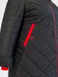 Молодежное стеганное пальто с чернобуркой, цвет черный в интернет-магазине Фабрики Тревери
