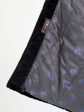 Женская шубка из каракуля удлиненного силуэта, цвет черный в интернет-магазине Фабрики Тревери
