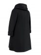 Женское пальто из варенки с пайетками, цвет черный в интернет-магазине Фабрики Тревери