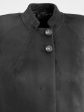 Длинное пальто с воротником стойка, цвет черный в интернет-магазине Фабрики Тревери