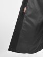 Длинное пальто с воротником стойка, цвет черный в интернет-магазине Фабрики Тревери