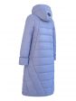 Молодежное комбинированное стеганное пальто с нашивкой и цветной отделкой, цвет серый в интернет-магазине Фабрики Тревери