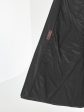 Молодежное комбинированное стеганное пальто с нашивкой и эко-мехом, цвет черный в интернет-магазине Фабрики Тревери