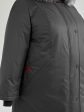 Женская зимняя куртка из плащевой ткани на мембране, цвет черный в интернет-магазине Фабрики Тревери